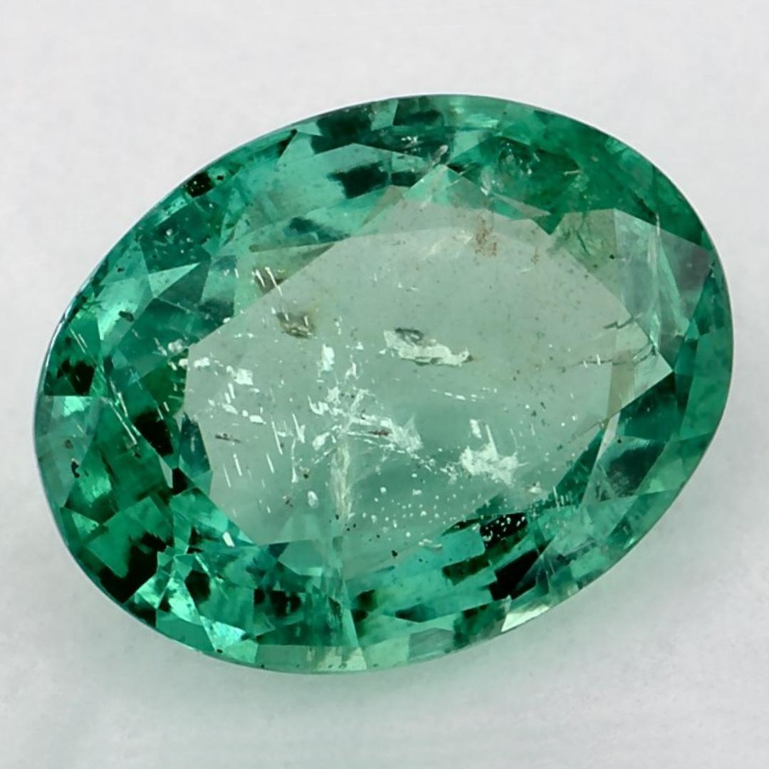 Oval Cut 2.01 Ct Emerald Oval Loose Gemstone For Sale