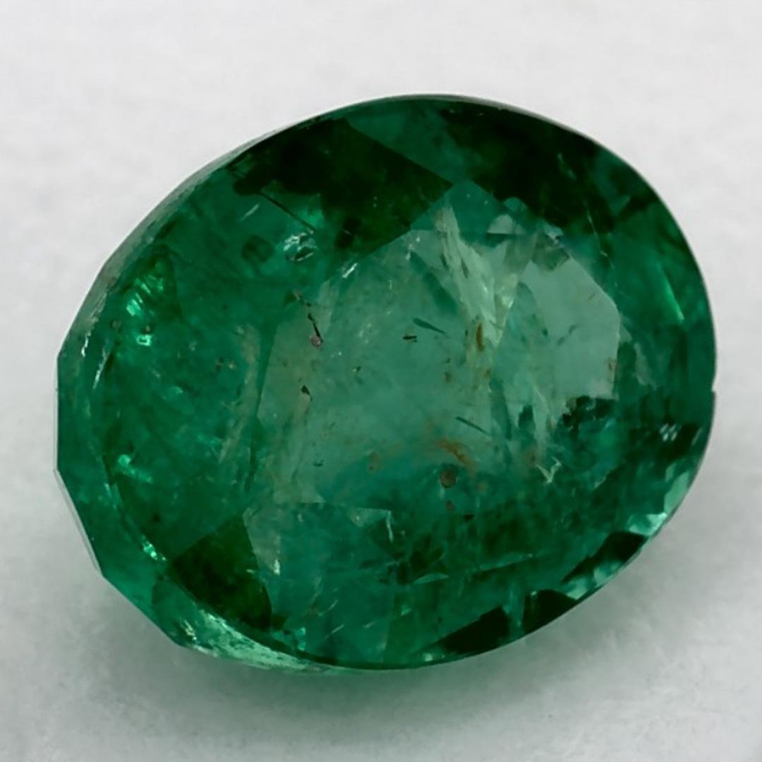 Oval Cut 2.01 Ct Emerald Oval Loose Gemstone