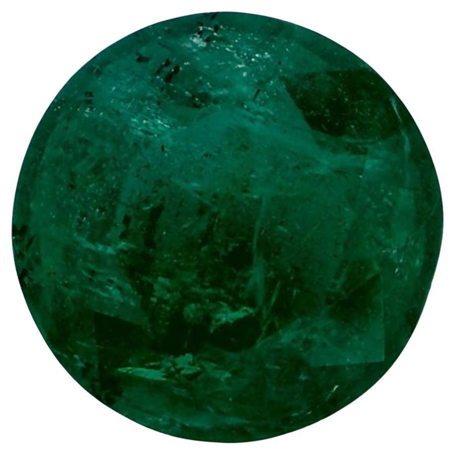 2.01 Ct Emerald Round Loose Gemstone (pierre précieuse en vrac)