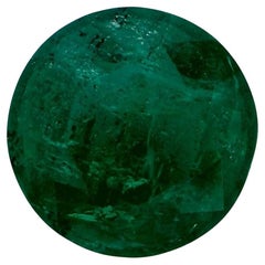 2.01 Ct Emerald Round Loose Gemstone (pierre précieuse en vrac)