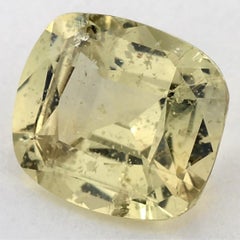 2.01 Ct Green Sapphire Cushion Loose Gemstone
