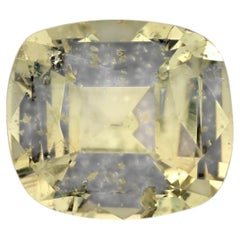 2.01 Ct Green Sapphire Cushion Loose Gemstone