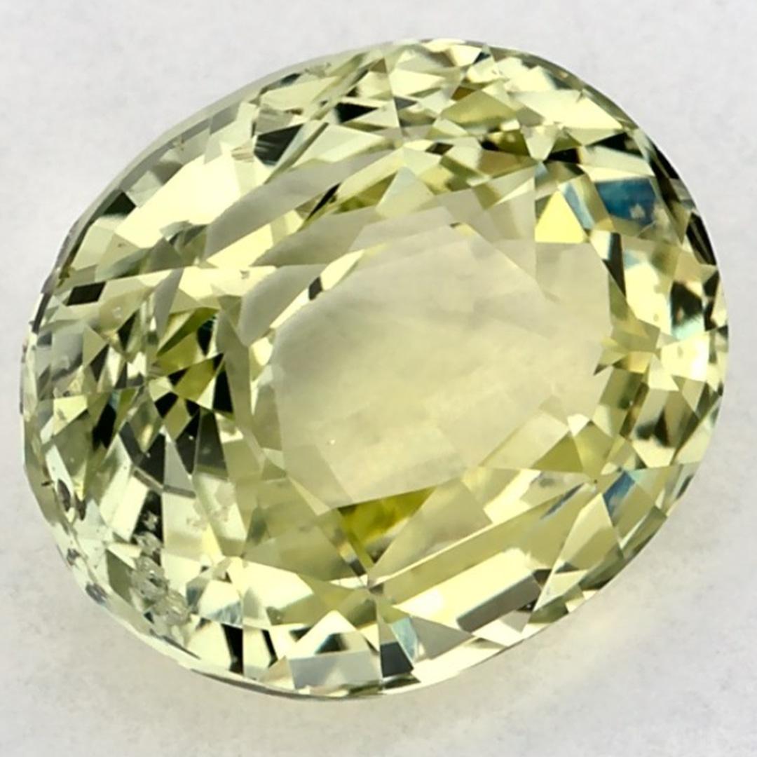 2.01 Karat Grüner Saphir Oval Loser Edelstein (Ovalschliff) im Angebot