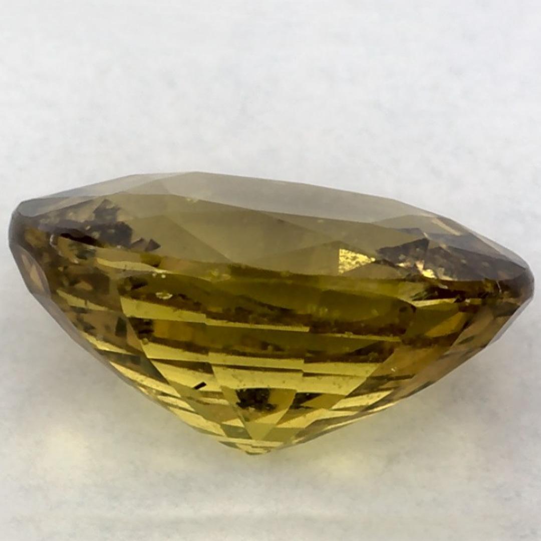 2.01 Ct Green Sapphire Oval Loose Gemstone (Saphir vert ovale en vrac) Neuf - En vente à Fort Lee, NJ