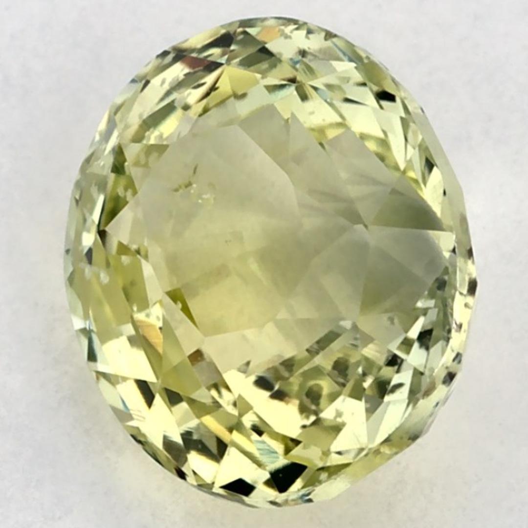 2.01 Karat Grüner Saphir Oval Loser Edelstein Damen im Angebot