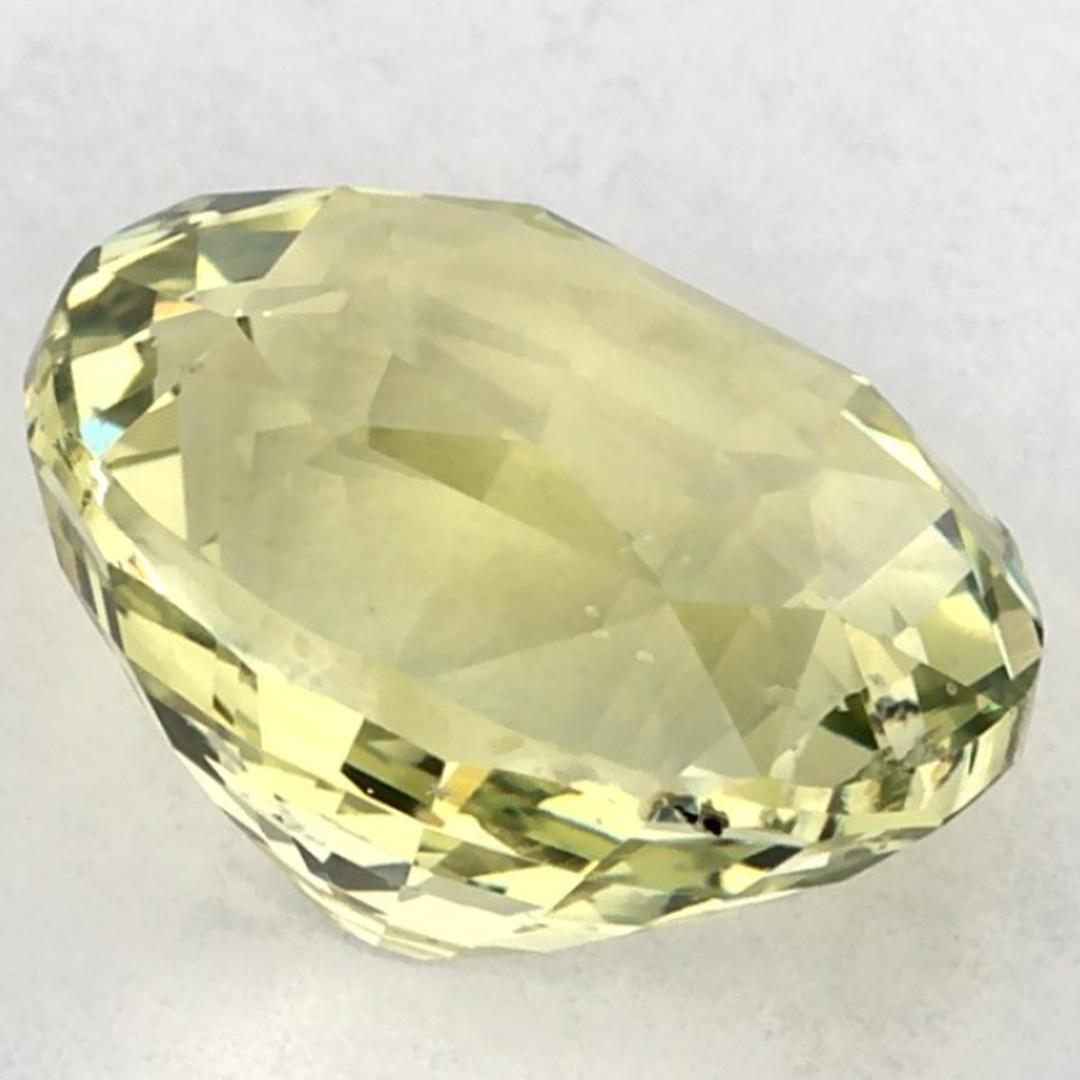 2.01 Karat Grüner Saphir Oval Loser Edelstein im Angebot 1