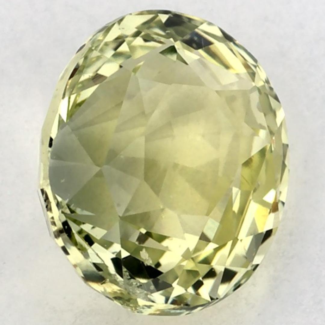 2.01 Karat Grüner Saphir Oval Loser Edelstein im Angebot 2