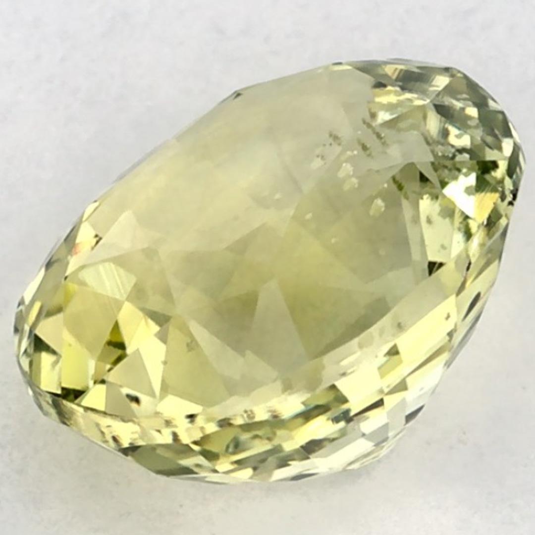 2.01 Karat Grüner Saphir Oval Loser Edelstein im Angebot 3