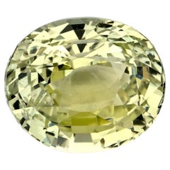 2.01 Ct Green Sapphire Oval Loose Gemstone