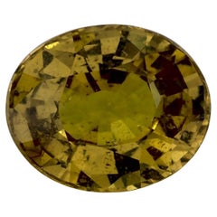 2.01 Ct Green Sapphire Oval Loose Gemstone