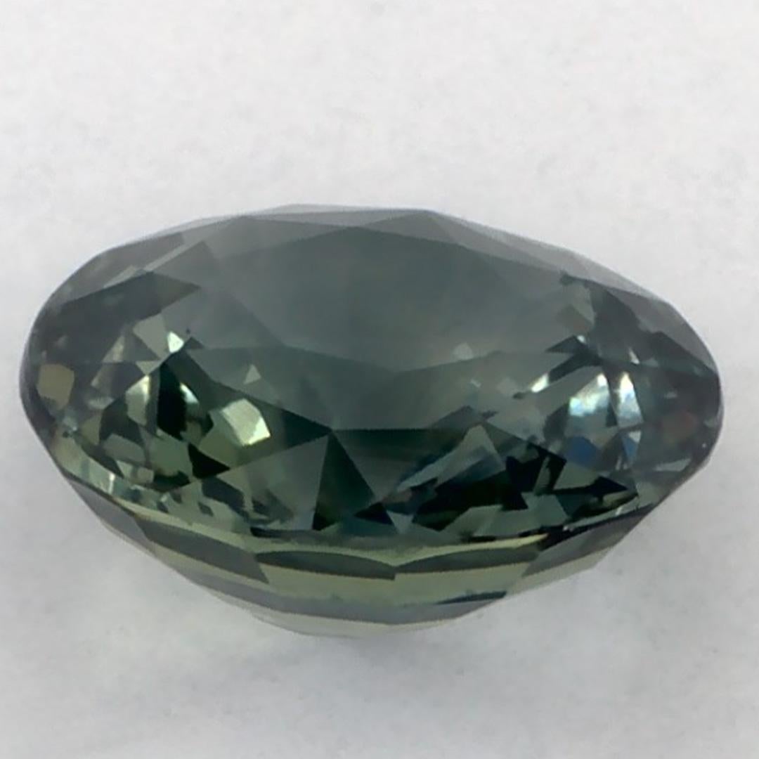 2.01 Karat Grüner Saphir Rund Lose Edelstein im Zustand „Neu“ im Angebot in Fort Lee, NJ