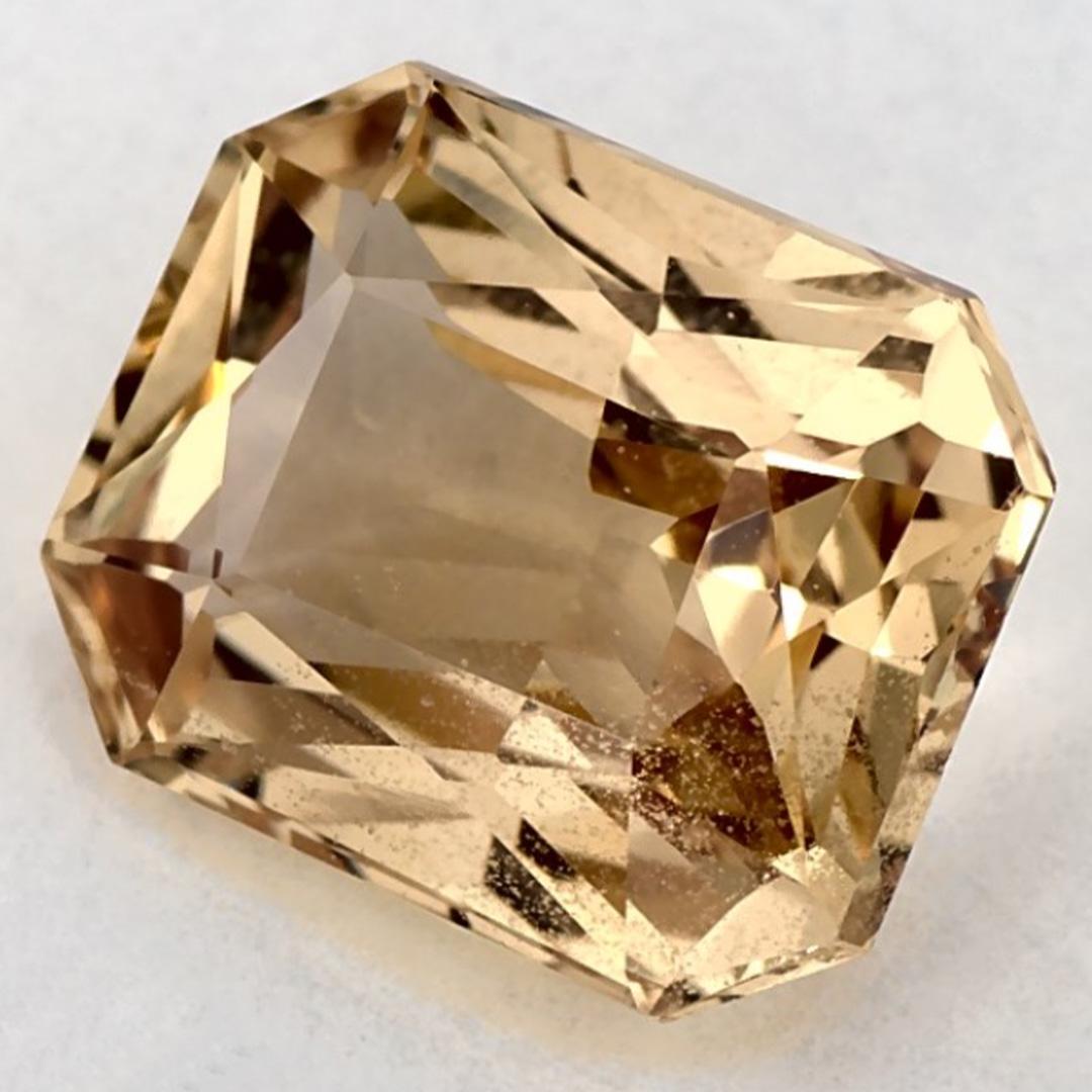 Octagon Cut 2.01 Ct Pink Sapphire Octagon Loose Gemstone For Sale