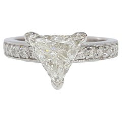 Used 2.01 ct Total Weight Engagement Ring 