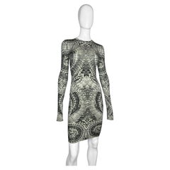 2010 Alexander McQueen – Catacombs Skull Printed Dress Size XS