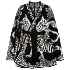 alexander McQueen 2010 - Manteau poncho en laine tricotée - Veste