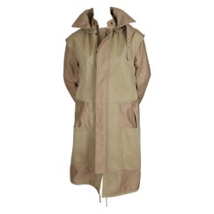 2010 CELINE by PHOEBE PHILO Abrigo oversize caqui