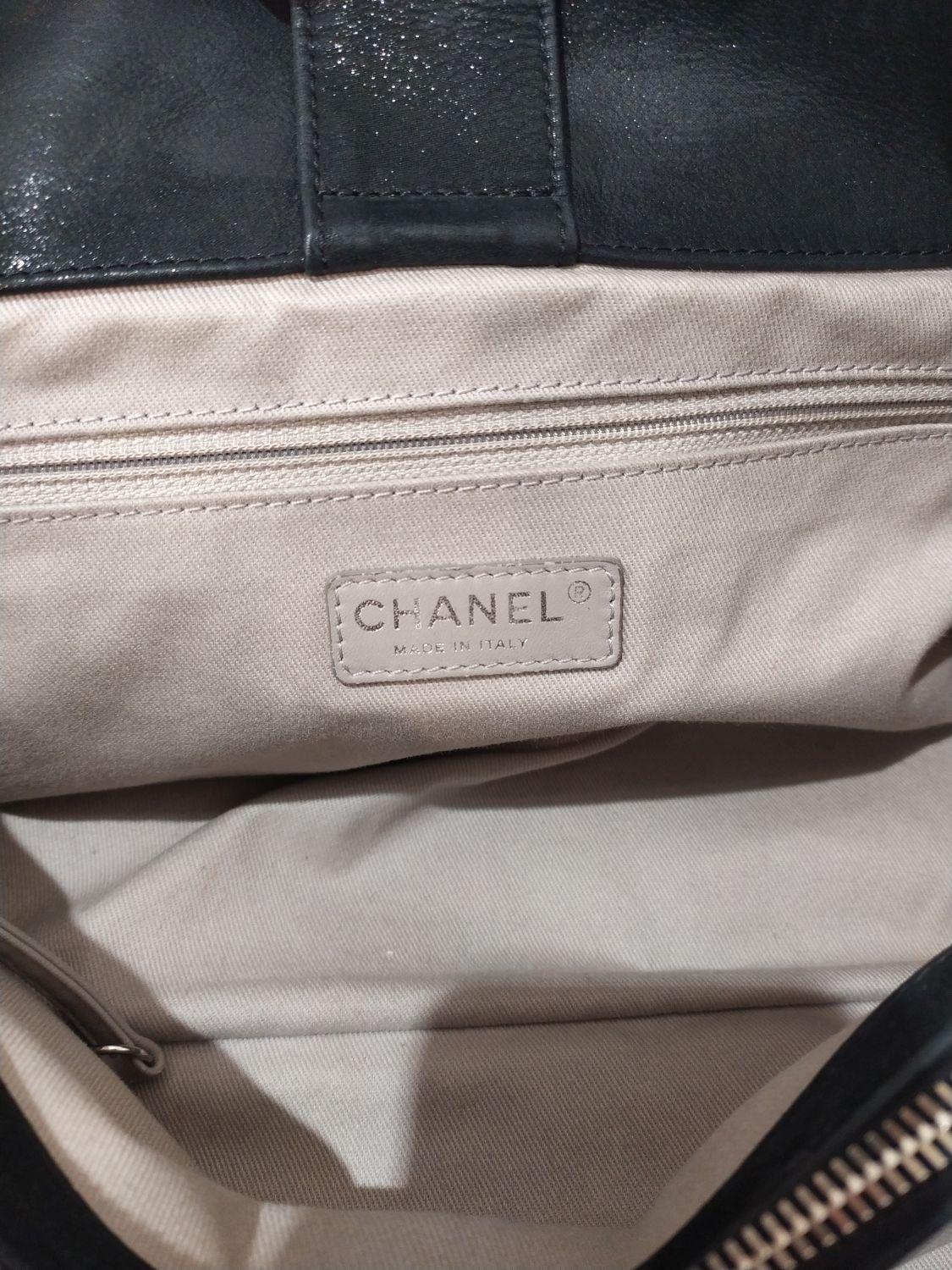 2010 Chanel Black Shopping Bag 2