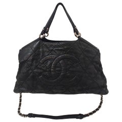 2010 Chanel Black Shopping Bag