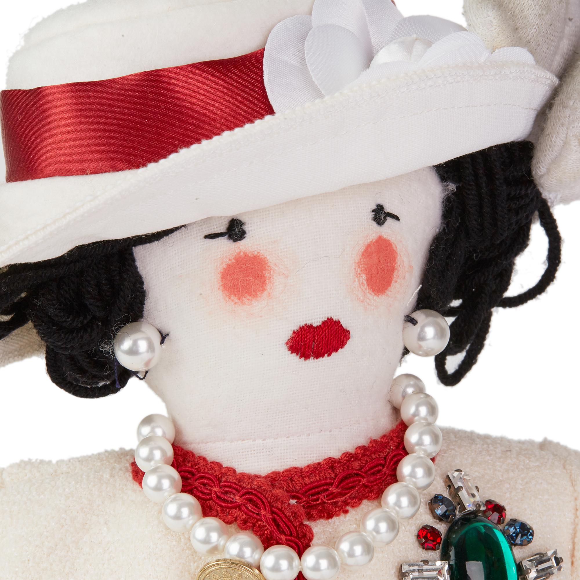 2010 Chanel Fabric Coco Madamoiselle Doll by Karl Largerfeld In Excellent Condition In Bishop's Stortford, Hertfordshire