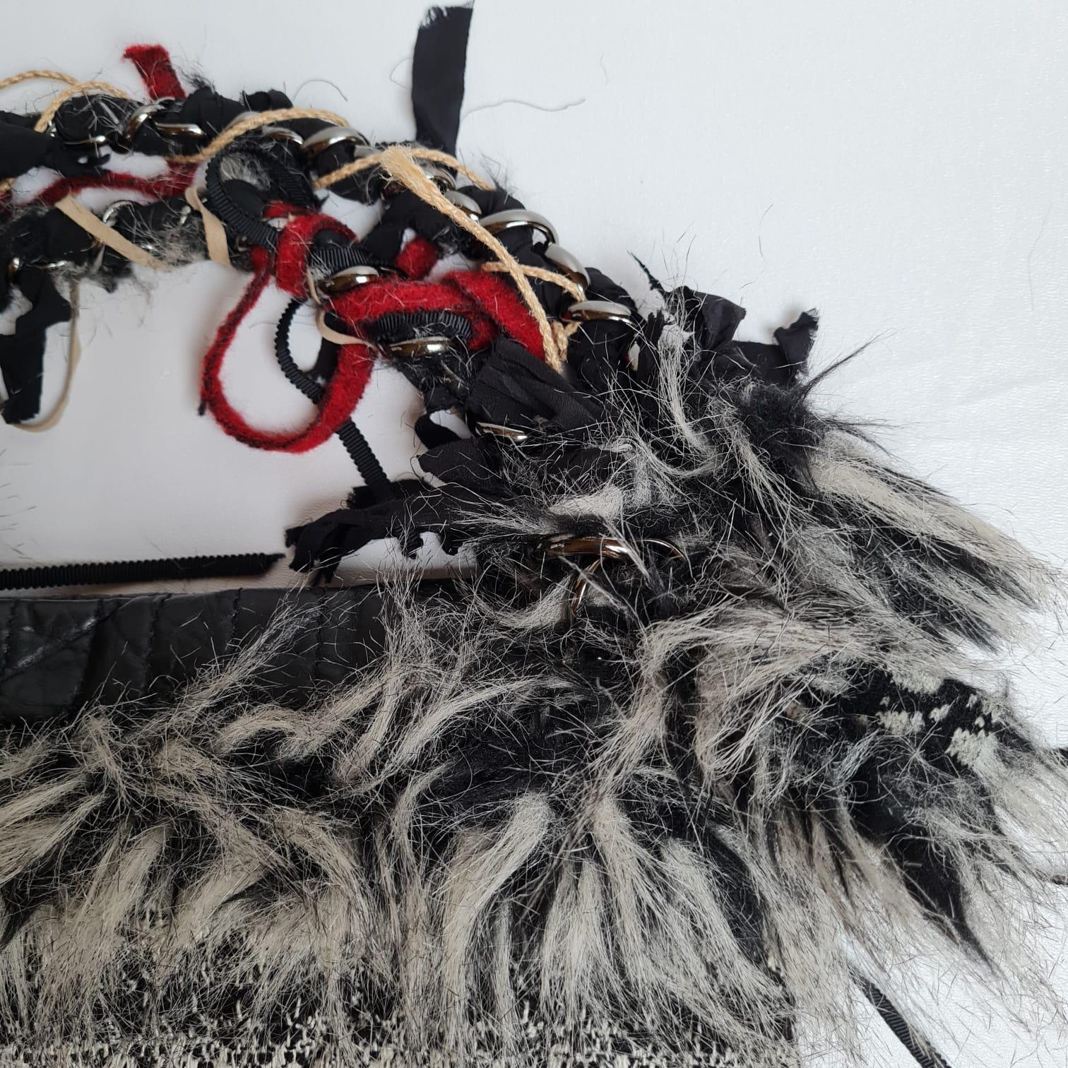 2010 Chanel Inuit Fantasy Tweed - Faux Fur Tote 3