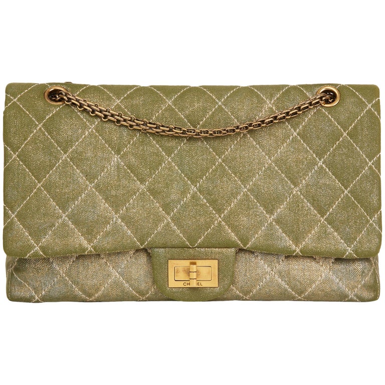 chanel 2.55 denim