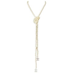 2010 Chanel Pearls Long Necklace
