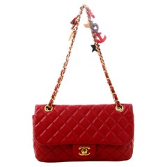 2010 Chanel Timeless Handtasche aus rotem gestepptem Leder