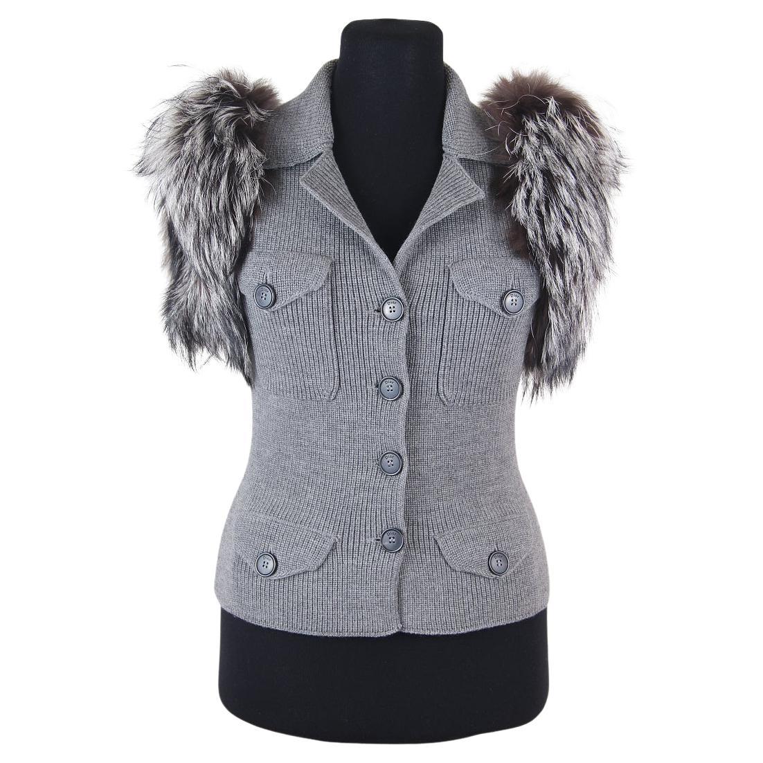 Gilet de fourrure Christian Dior 2010 en vente