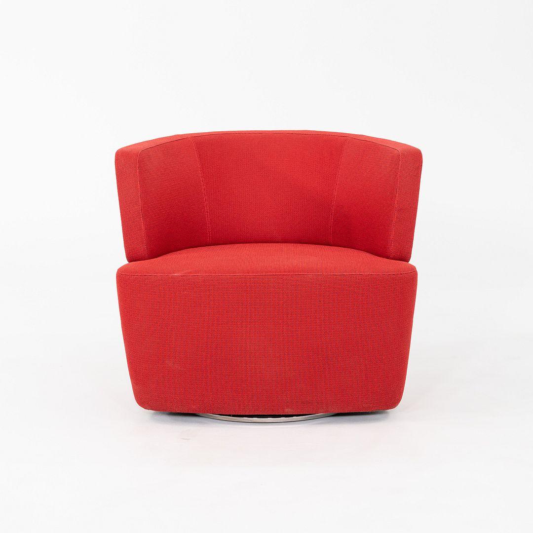 2010 EOOS für Coalesse / Walter Knoll Joel Dreh-Loungesessel mit rotem Stoff (Moderne) im Angebot
