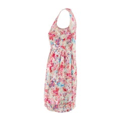 Vestido tubo con estampado floral digital de Erdem, 2010