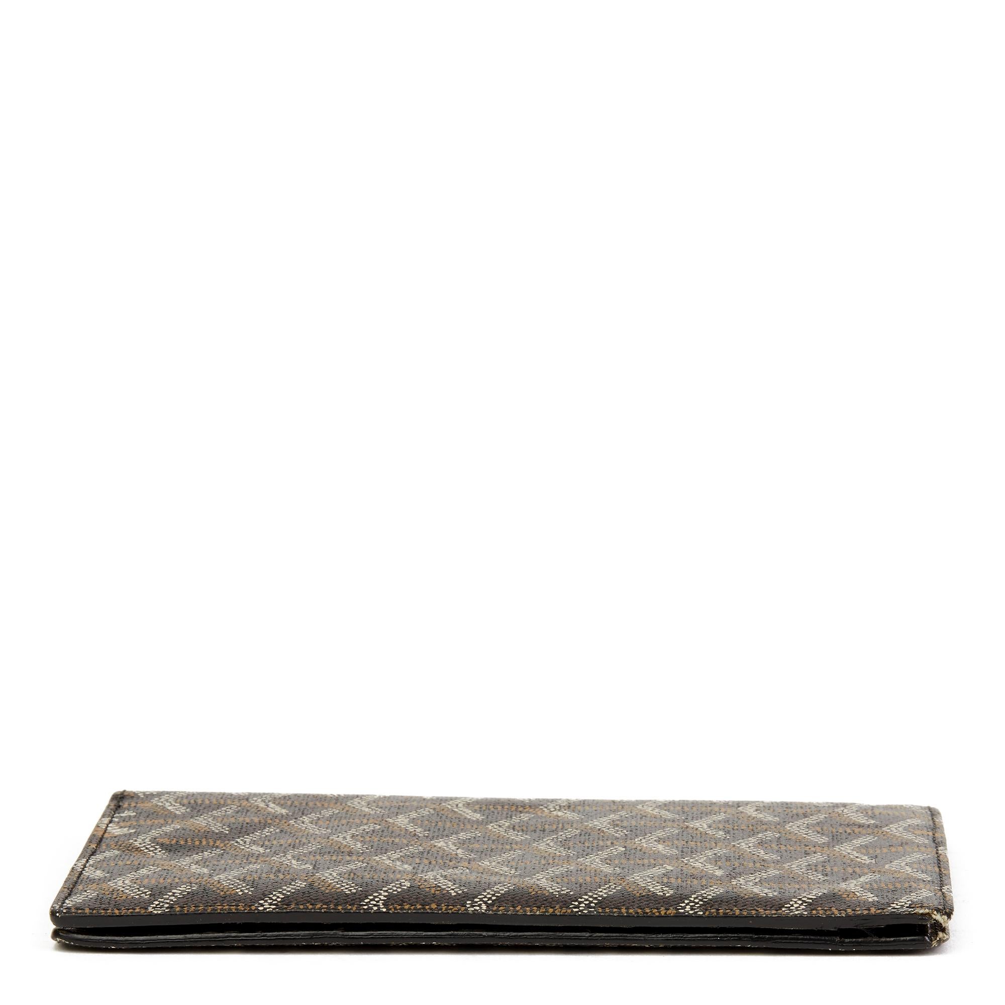 brown goyard wallet