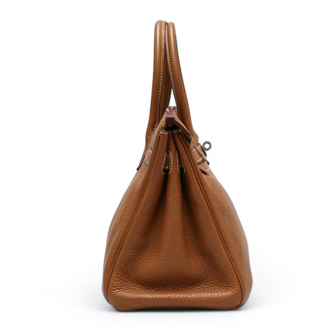Brown 2010 Hermès Birkin 30 Gold For Sale
