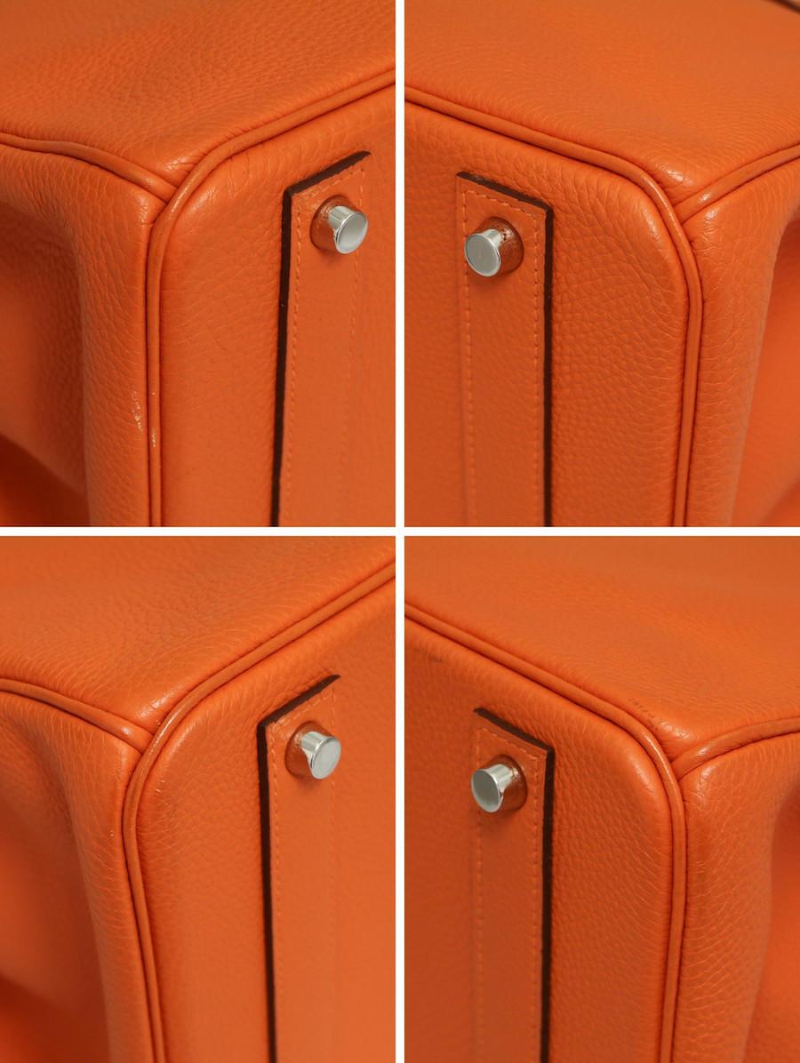 2010 Hermès Birkin 40 naranja Togo Naranja en venta