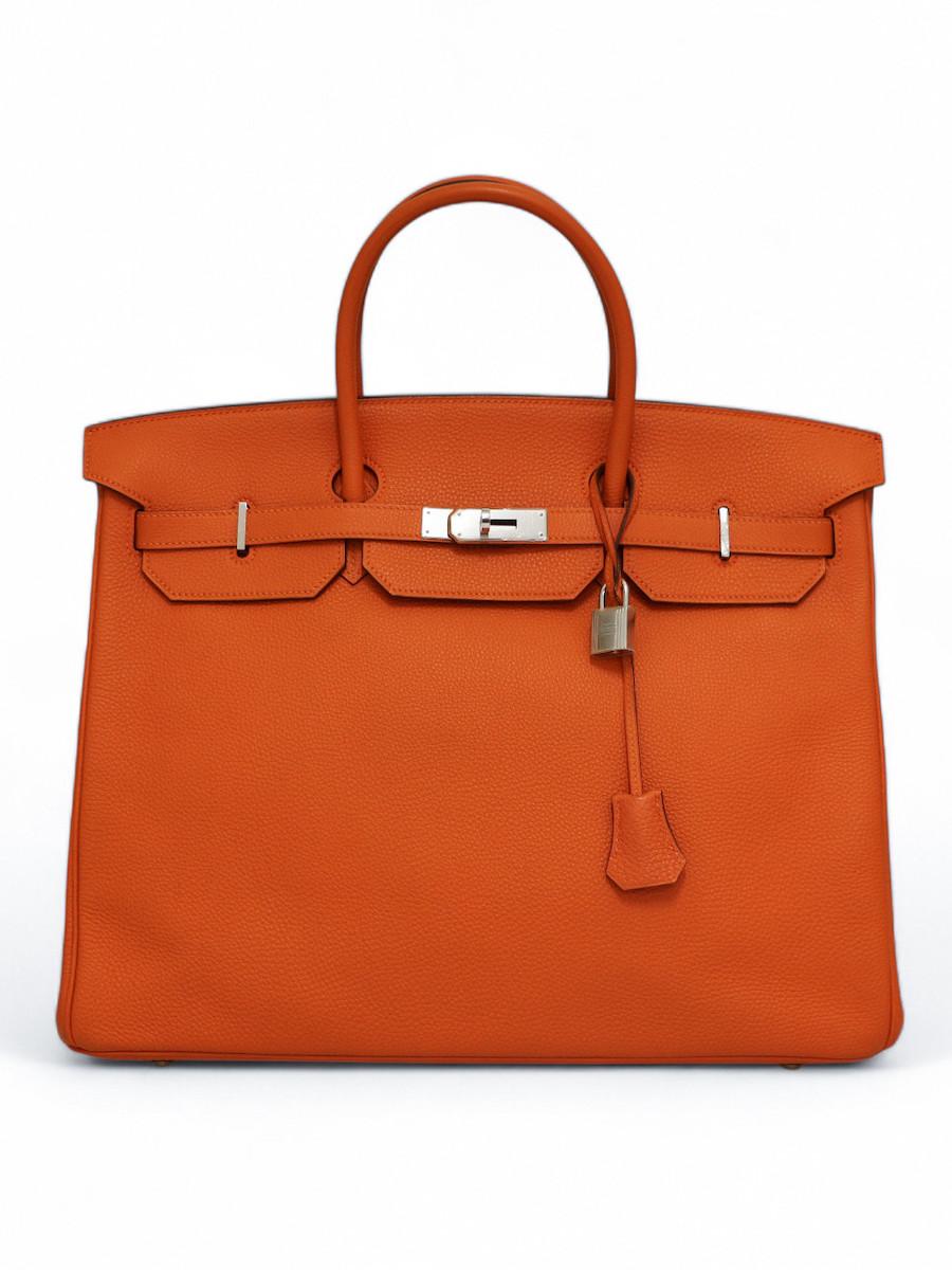 2010 Hermès Birkin 40 naranja Togo en venta 1