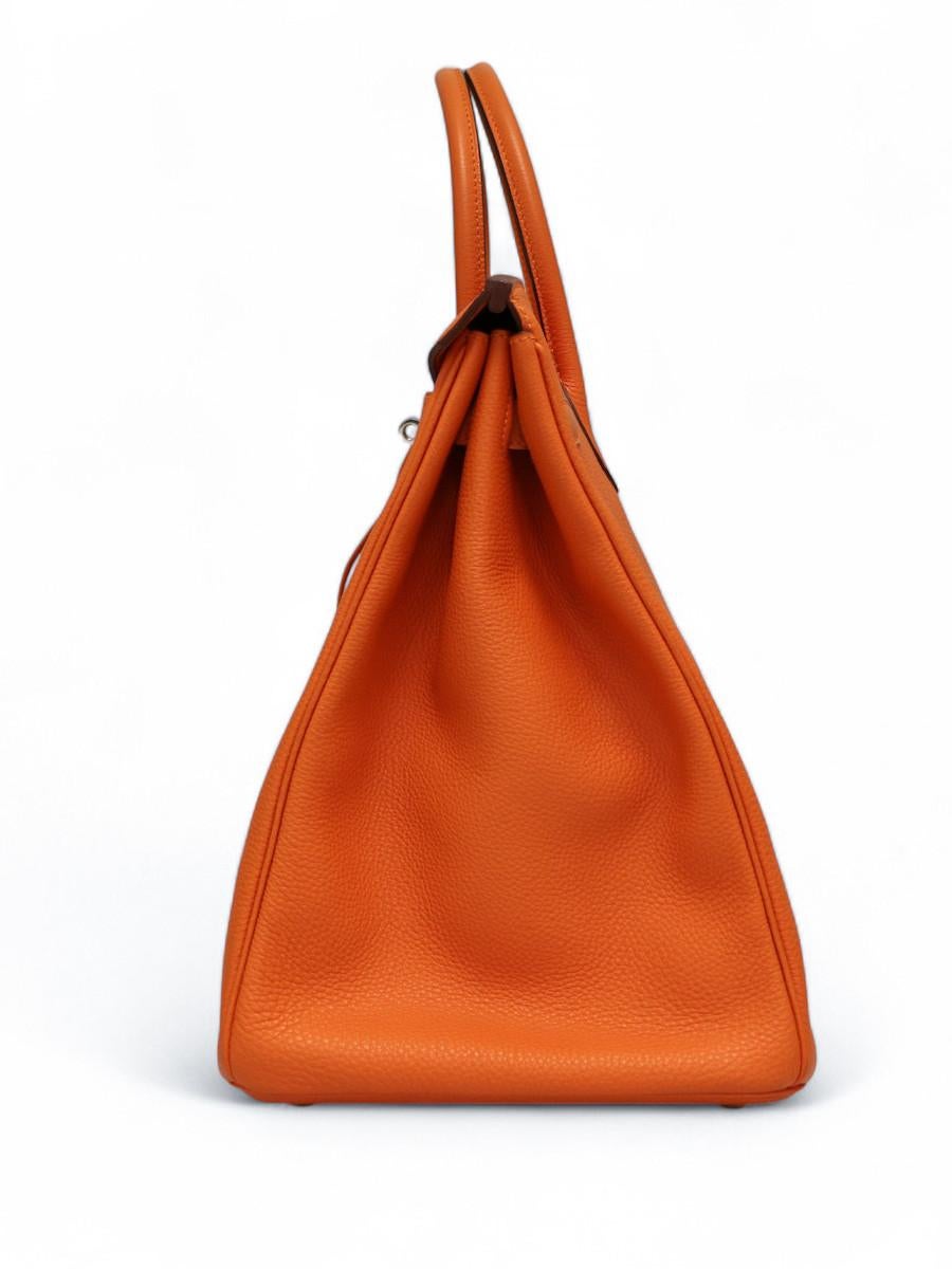2010 Hermès Birkin 40 naranja Togo en venta 2