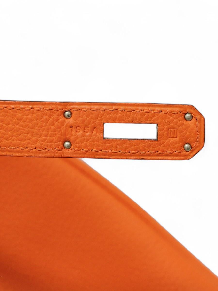 2010 Hermès Birkin 40 naranja Togo en venta 4
