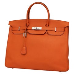 2010 Hermès Birkin 40 orange Togo
