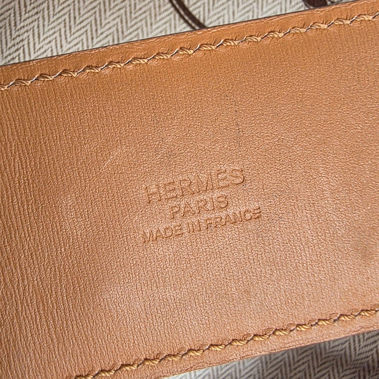 2010 Hermes Black Box Leder Collier de Chien Gürtel im Angebot 5
