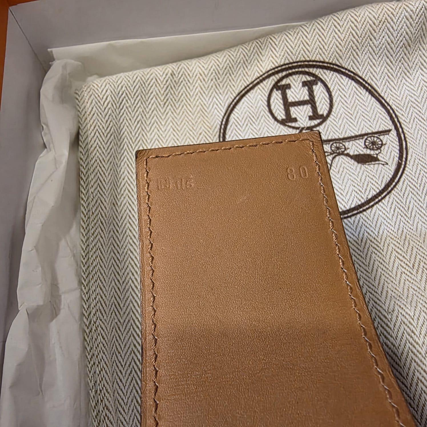 2010 Hermes Black Box Leder Collier de Chien Gürtel im Zustand „Gut“ im Angebot in Jakarta, Daerah Khusus Ibukota Jakarta