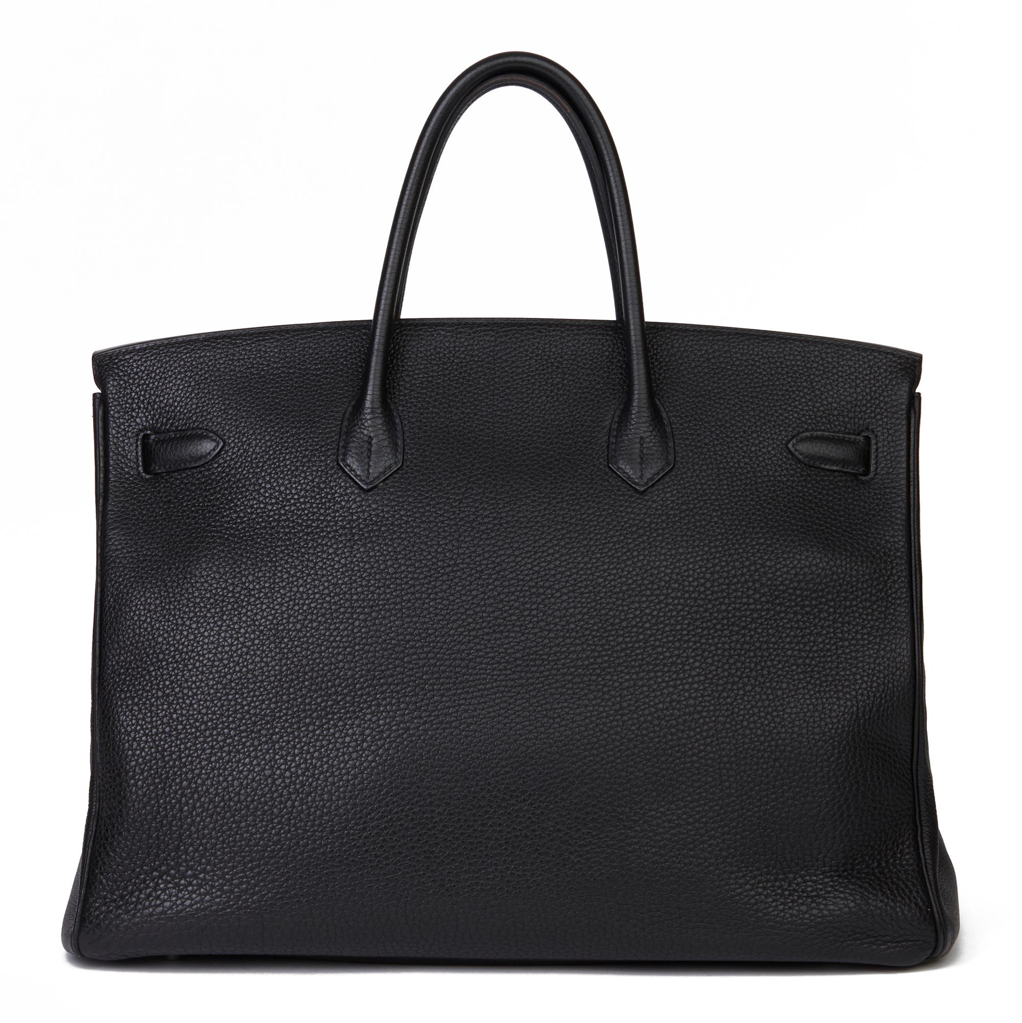 2010 Hermès Black Togo Leather Birkin 40cm 1