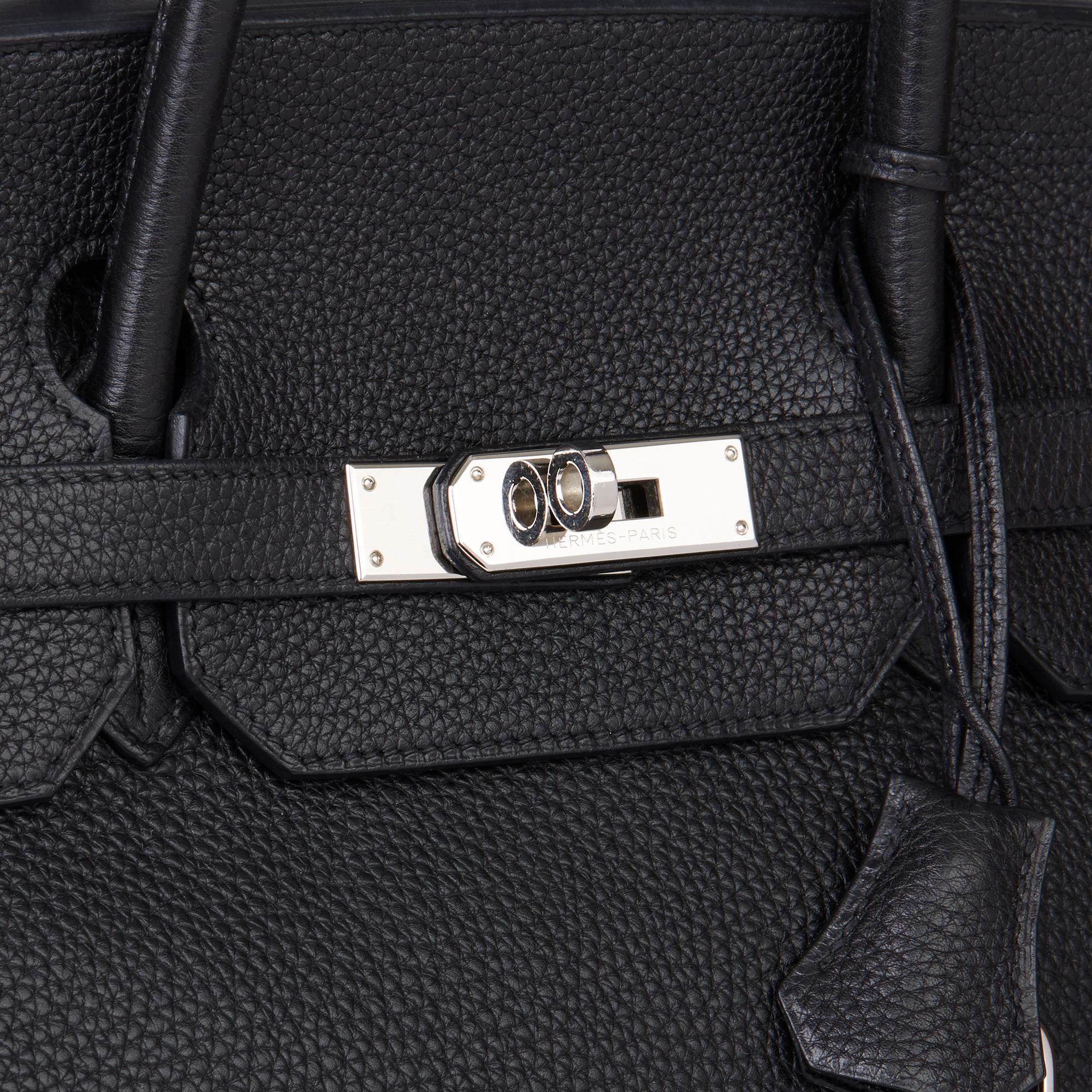 2010 Hermès Black Togo Leather Birkin 40cm 3