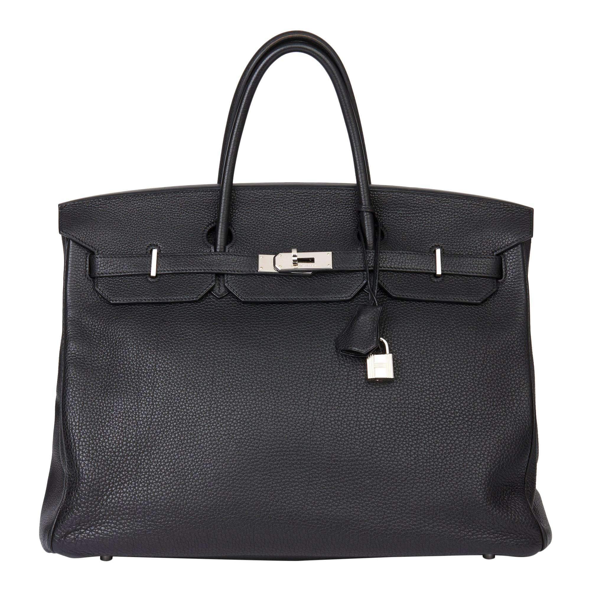 2010 Hermès Black Togo Leather Birkin 40cm