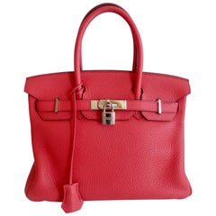 2010 Hermés Bougainvillea Fijord 30cm Birkin 