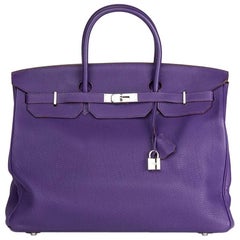 Vintage 2010 Hermes Iris Togo Leather Birkin 40cm