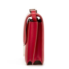 2010 Hermes Rubis Tadelakt Leather Constance Elan