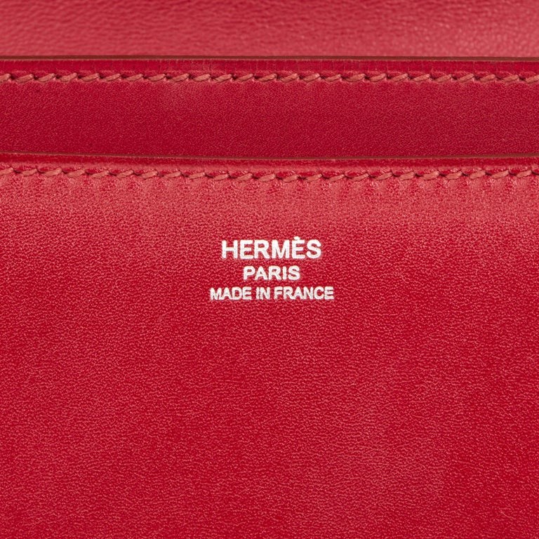 2010 Hermès Rubis Tadelakt Leather Constance Elan at 1stDibs | hermes bag