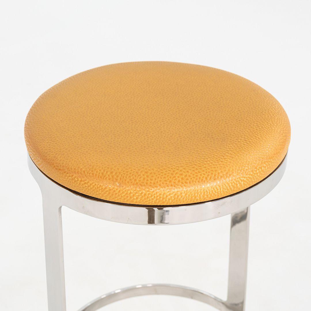 2010 Lievore Altherr Molina for Bernhardt Design Aro Bar Stool with Swivel Seat In Good Condition For Sale In Philadelphia, PA