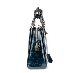 2010 Louis Vuitton Bleu Nuit Monogram Vernis Leather Melrose Avenue