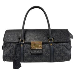 2010 Louis Vuitton Volupte Psyche Blaue Henkeltasche mit Henkel oben