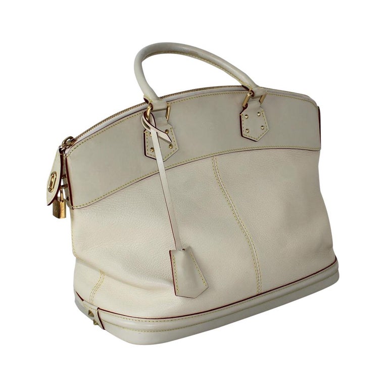 2010 Louis Vuitton White Handbag For Sale at 1stDibs